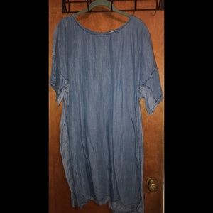 Forever 21 Plus Denim Dress Size 2XL